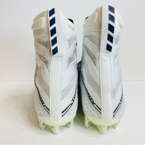 Nike Vapor Untouchable 3 Elite Flyknit Size 11.5 White Midnight Navy AO3006-101 - Picture 4 of 7